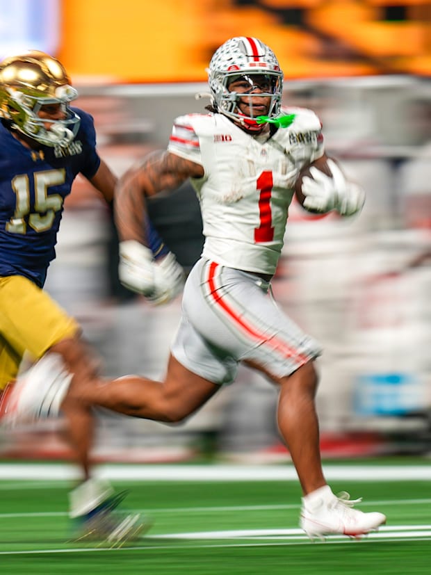 Ohio State Buckeyes running back Quinshon Judkins.
