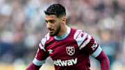 Benrahma a ouvert le score pour West Ham face à Manchester United