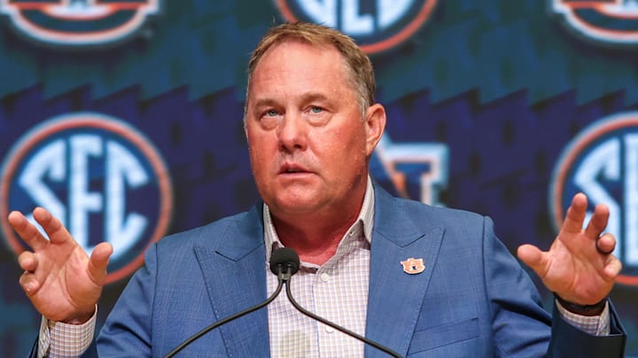 Auburn Tigers head coach Hugh Freeze has remained calm about his team's recruiting efforts for 2026, preaching patience. Auburn Tigers head coach Hugh Freeze has remained calm about his team's recruiting efforts for 2026, preaching patience.