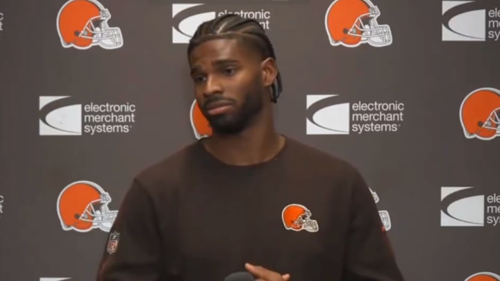 Shedeur Sanders was asked about his head coach ‘sabotaging’ him on Wednesday. 