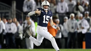 Penn State Nittany Lions quarterback Drew Allar (15)