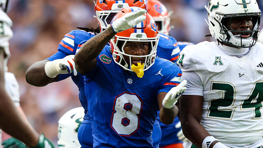 Florida Gators receiver Vernell Brown III wore No. 8 last season. 