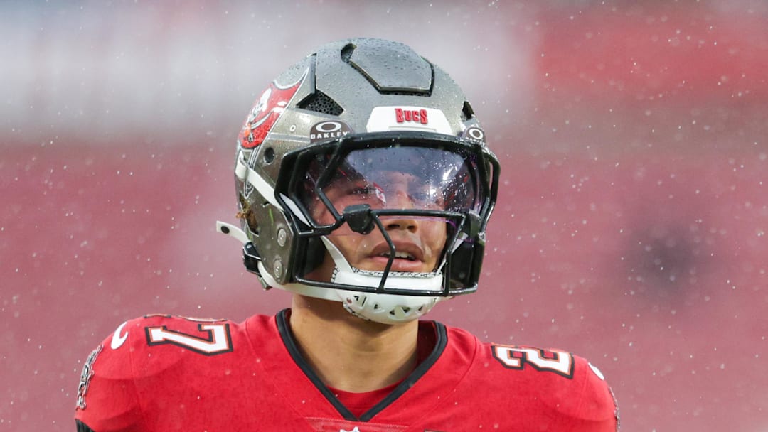 Tampa Bay Buccaneers cornerback Zyon McCollum (27) warms up before a preseason game against the Tennessee Titans Tampa Bay Buccaneers cornerback Zyon McCollum (27) warms up before a preseason game against the Tennessee Titans