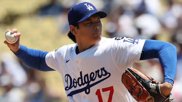 Shohei Ohtani pitched four innings against the St. Louis Cardinals on Aug. 6, 2025.