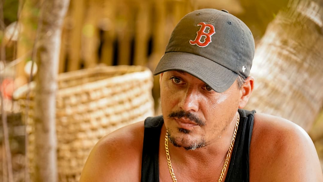 Boston Rob Mariano on the fourth episode of SURVIVOR: Island of Idols. Photo: Robert Voets/CBS Entertainment ©2019 CBS Broadcasting, Inc. All Rights Reserved.