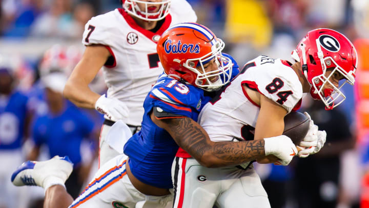 T.J. Searcy leads an edge rusher room that is deeper than it was a year ago.