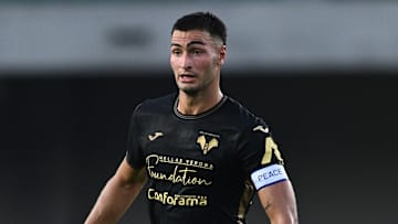 Hellas Verona's Diego Coppa has recently been elevated from Italy U21 to the senior side