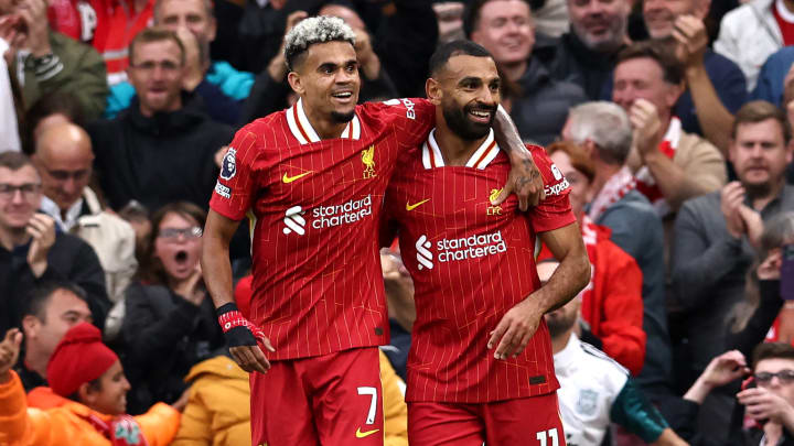 Diaz and Salah grabbed the goals for Liverpool