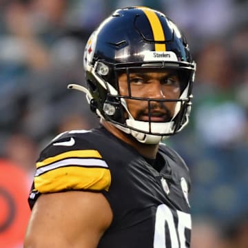 Aug 12, 2021; Philadelphia, Pennsylvania, USA;  Pittsburgh Steelers nose tackle Chris Wormley (95) against the Philadelphia Eagles at Lincoln Financial Field. 