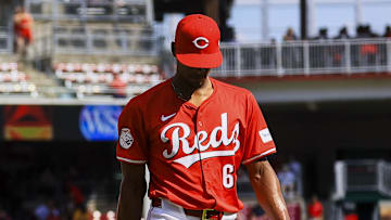 Cincinnati Reds pitcher Yosver Zulueta (67)