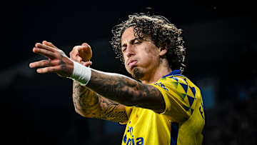 Fábio Silva im Trikot von Las Palmas. Stürmt er bald für den BVB?