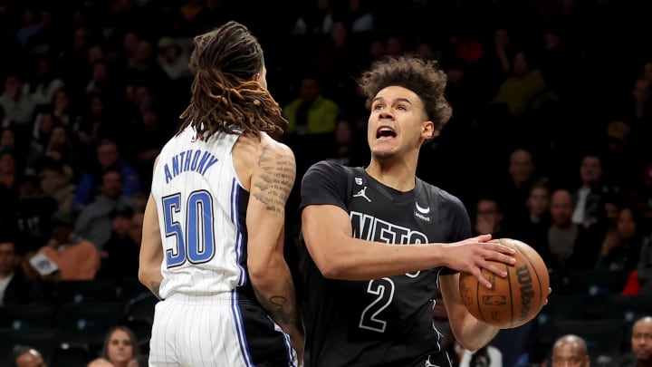 Former UNC basketball players Cole Anthony and Cam Johnson