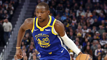 Golden State Warriors forward Jonathan Kuminga