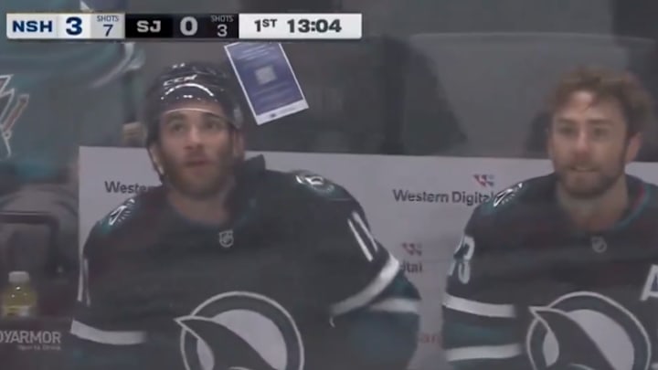 NHL players are informed they were "chucking knucks." NHL players are informed they were "chucking knucks."