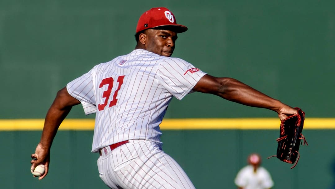 Oklahoma pitcher Cameron Johnson