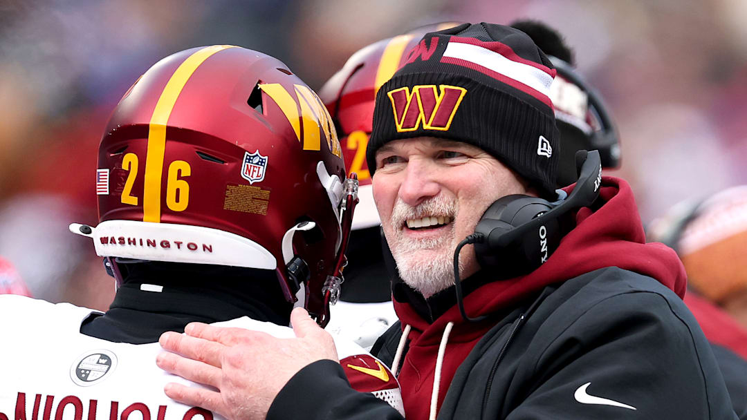 Washington Commanders head coach Dan Quinn Washington Commanders head coach Dan Quinn