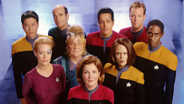 The cast of Star Trek: Voyager