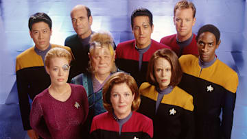 Cast Members Of The United Paramount Network's Sci Fi Television Series Star Trek: Voyag