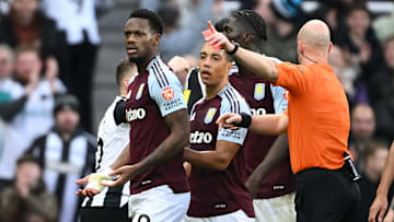 Jhon Duran was shocked by his red card against Newcastle United