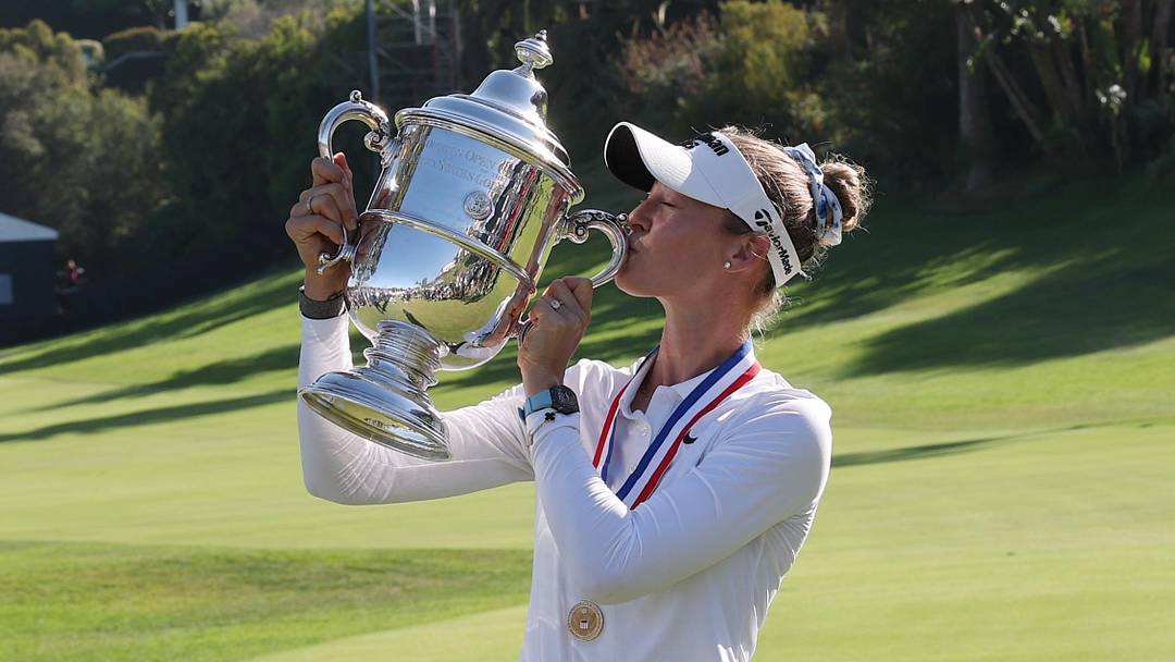 Nelly Korda won her first U.S. Women's Open at Riviera Country Club. 