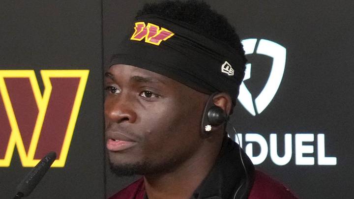 Washington Commanders cornerback Mike Sainristil 