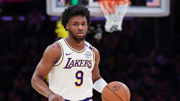 After a rough start to his rookie year, the arrow is pointing up for Bronny James.