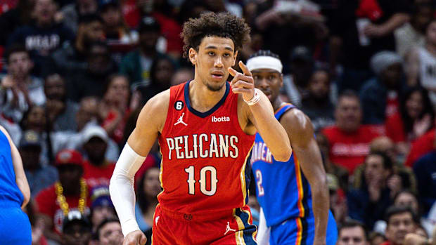 New Orleans Pelicans center Jaxson Haye
