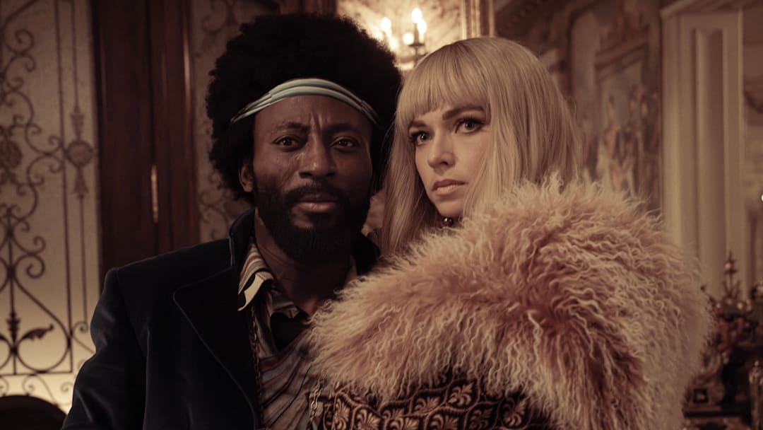 L to R Babs Olusanmokun as Dr. MBenga and Jess Bush as Chapel in season 3 , Episode 4 of Strange New Worlds streaming on Paramount+. Photo Credit: Marni GrossmanParamount+