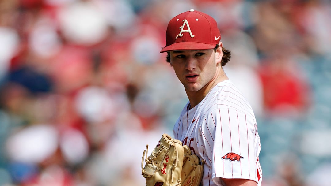 Arkansas Razorback sophomore pitcher Gabe Gaeckle