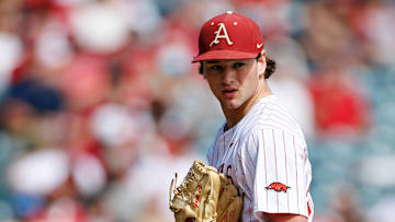 Arkansas Razorback sophomore pitcher Gabe Gaeckle