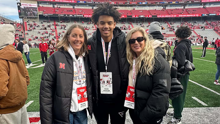 Trae Taylor on a visit to Nebraska before the 2024 football season Trae Taylor on a visit to Nebraska before the 2024 football season