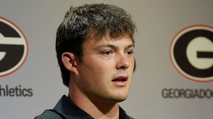 Georgia Bulldogs tight end Oscar Delp