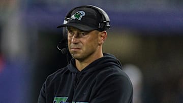 Tulane Green Wave head coach Jon Sumrall will lead the Green Wave through the College Football Playoff before fully taking over the Florida Gators.