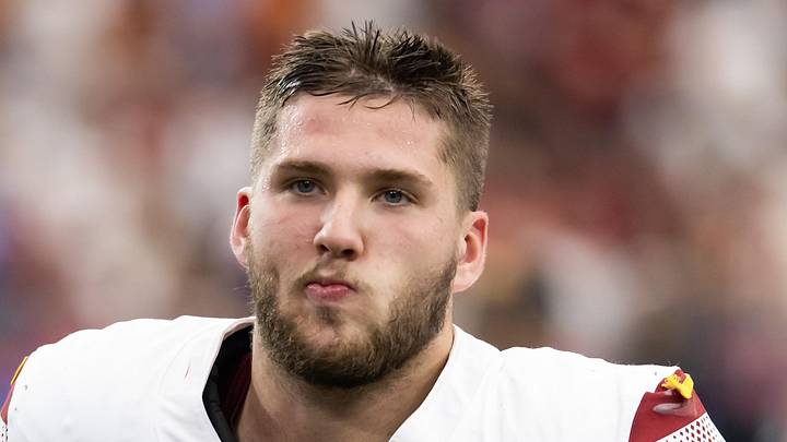 Washington Commanders tight end Ben Sinnott 