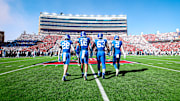 BYU captains take the field against Texas Tech