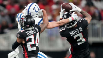In an Atlanta Falcons secondary littered with questions, cornerback A.J. Terrell and safety Jessie Bates provide stability.