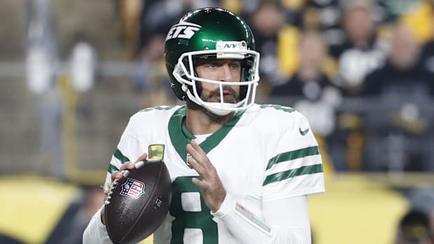 New York Jets quarterback Aaron Rodgers