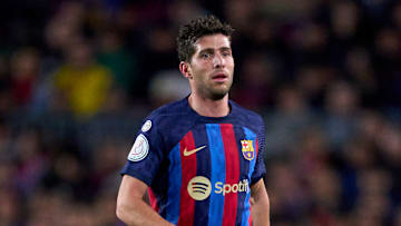 Sergi Robertgo con el FC Barcelona