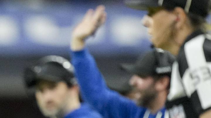 Indianapolis Colts head coach Shane Steichen yells