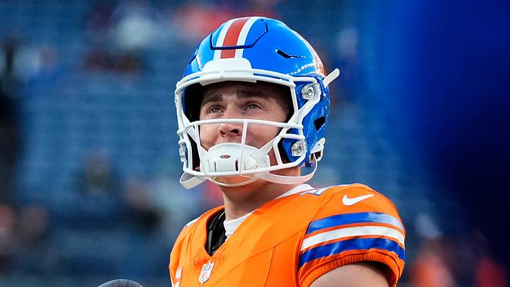 Denver Broncos quarterback Bo Nix 