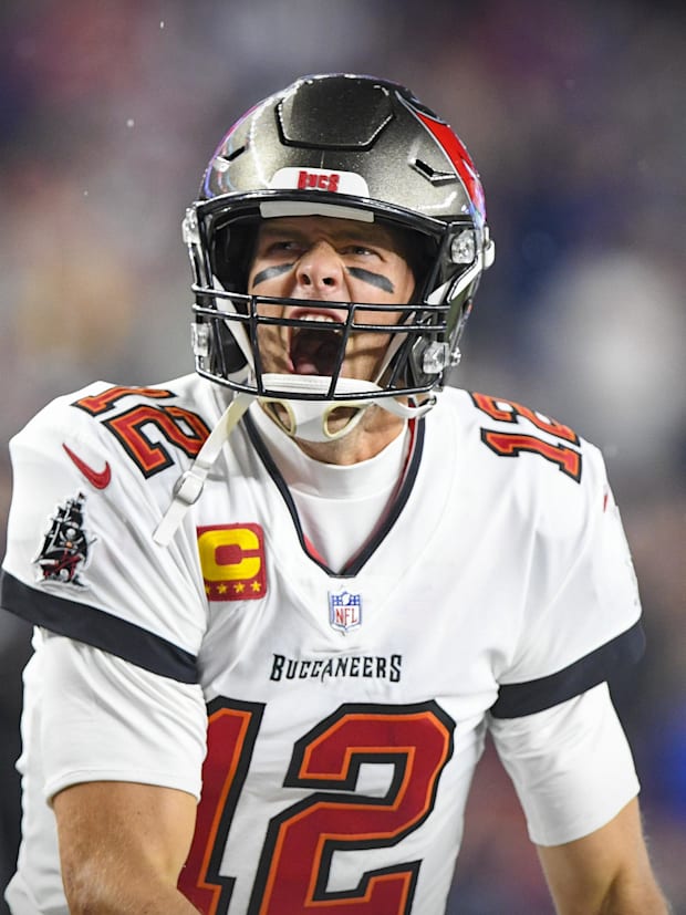 Tampa Bay Buccaneers quarterback Tom Brady (12) 