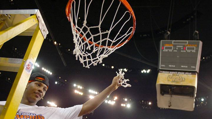 An ESPN writer ranks the top freshman seasons over the last 25 years. Syracuse basketball legend Carmelo Anthony is high up.