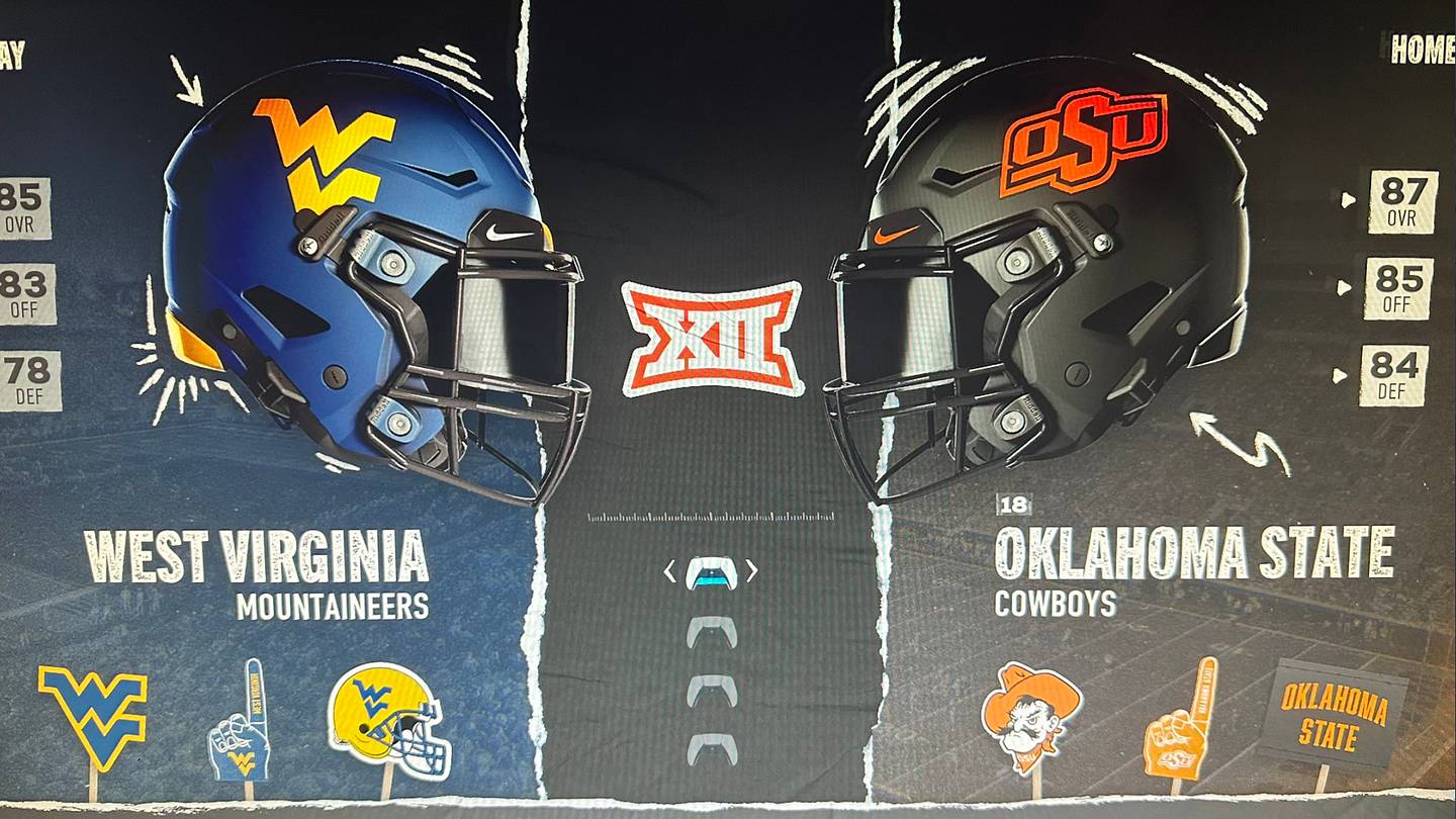 College Football 25 Simulation: WVU vs. Oklahoma State