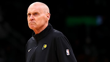 Indiana Pacers head coach Rick Carlisle during a game against the Boston Celtics.