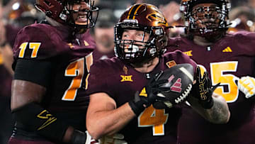 Arizona State Sun Devils running back Cam Skattebo (4).