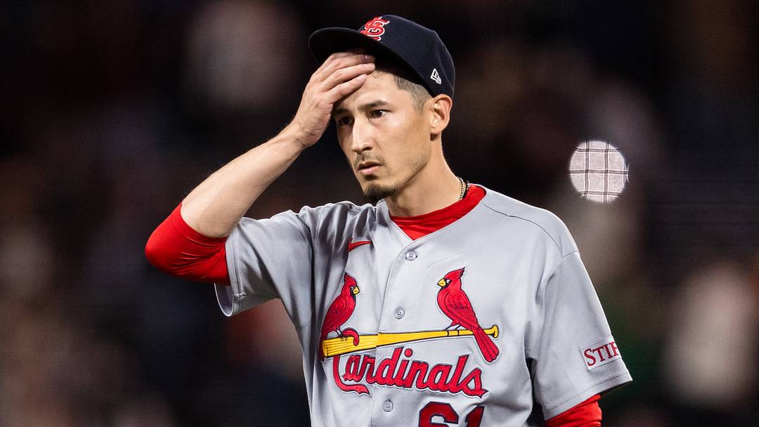 Sep 7, 2026; San Francisco, California, USA; St. Louis Cardinals pitcher Riley O'Brien (61) reacts against the San Francisco Giants during the tenth inning at Oracle Park. Mandatory Credit: John Hefti-Imagn Images Sep 7, 2026; San Francisco, California, USA; St. Louis Cardinals pitcher Riley O'Brien (61) reacts against the San Francisco Giants during the tenth inning at Oracle Park. Mandatory Credit: John Hefti-Imagn Images