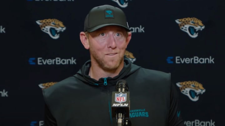 Liam Coen and Trevor Lawrence got into a tense exchange late in the Jaguars' loss to the Bengals. 