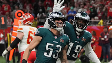 Zack Baun #53, Josh Sweat #19, Philadelphia Eagles