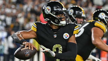 Pittsburgh Steelers quarterback Justin Fields