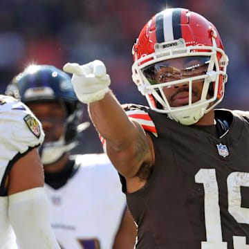 Cleveland Browns wide receiver Cedric Tillman.